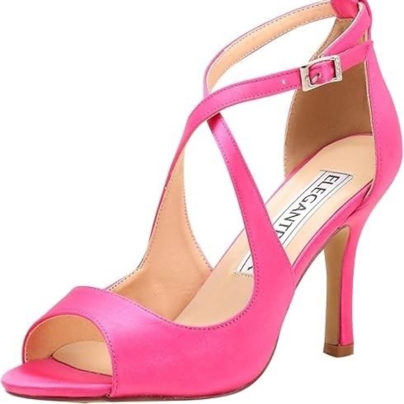 NEW ElegantPark Heels Hot Pink Size 8 - Picture 1 of 10